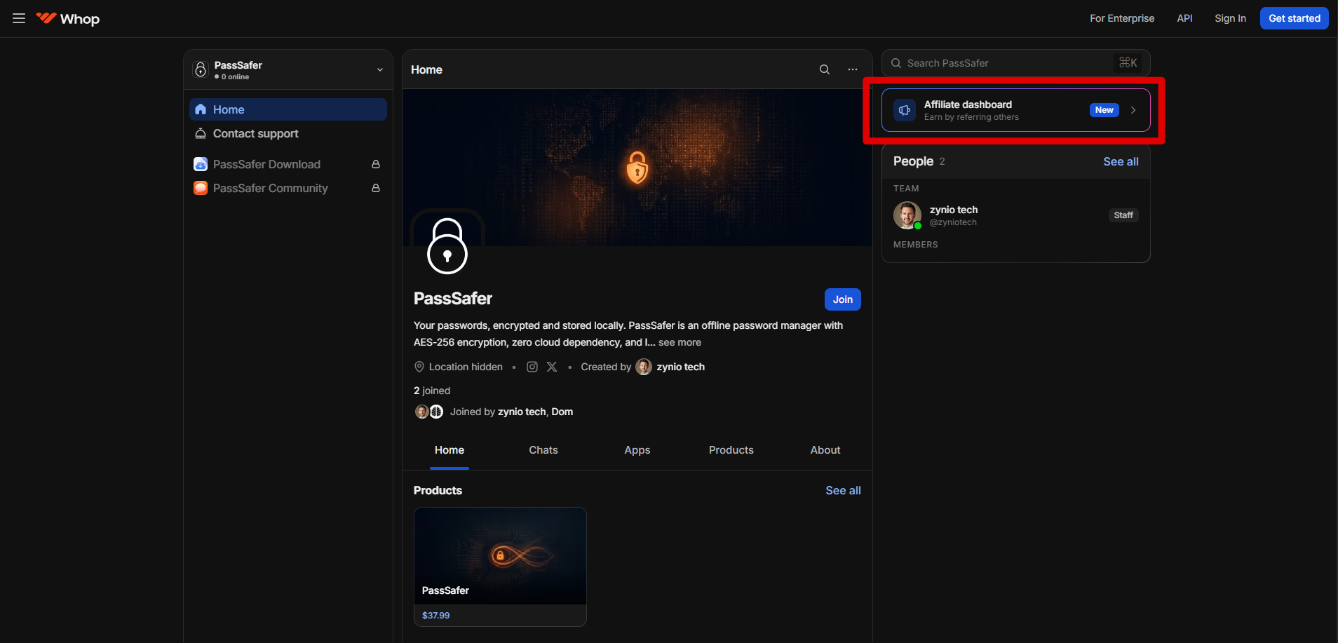 PassSafer Affiliate Program